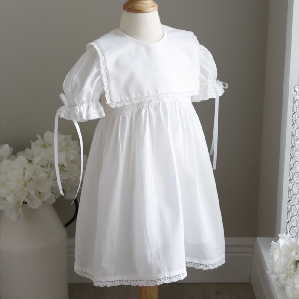 Strasburg Dress Heirloom White Size 12/18 Month Special Occasion Beach Portrait